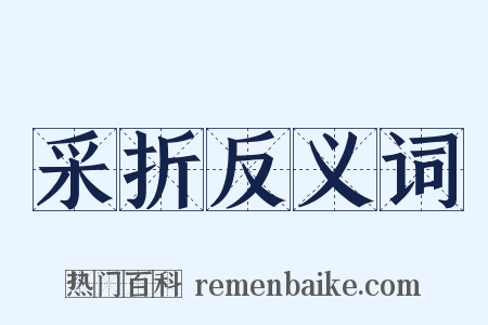 采折反义词是什么意思的图片
